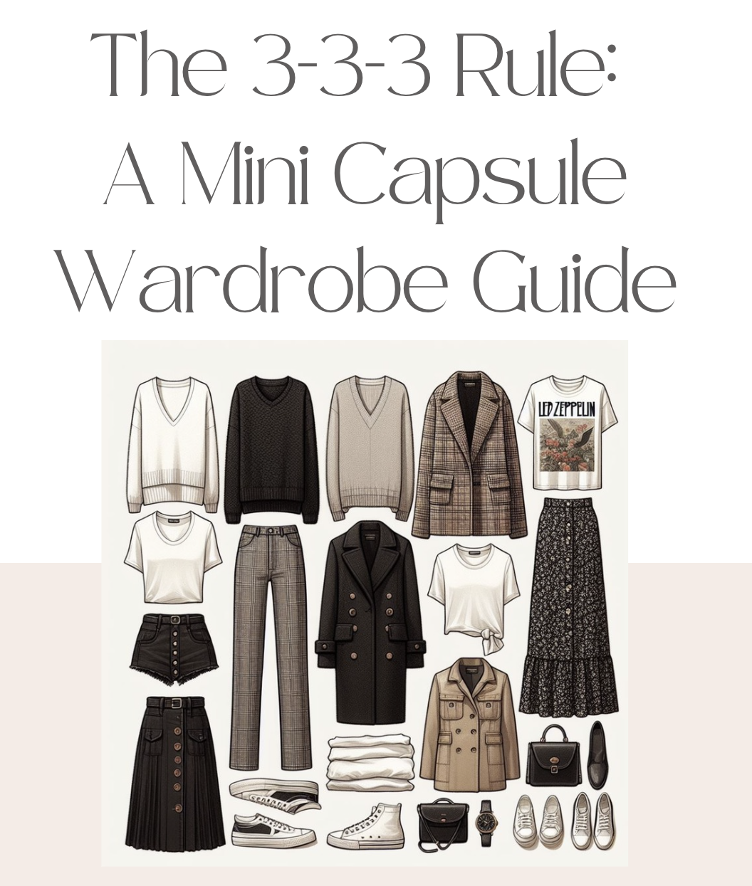 The 3-3-3 Rule: Create 15 Outfits With This Style Hack