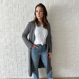 Kerstin Cardigan with Pockets in Grey