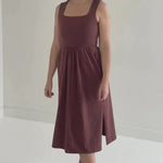 video of square neck tank dress with pockets clothing made in canada