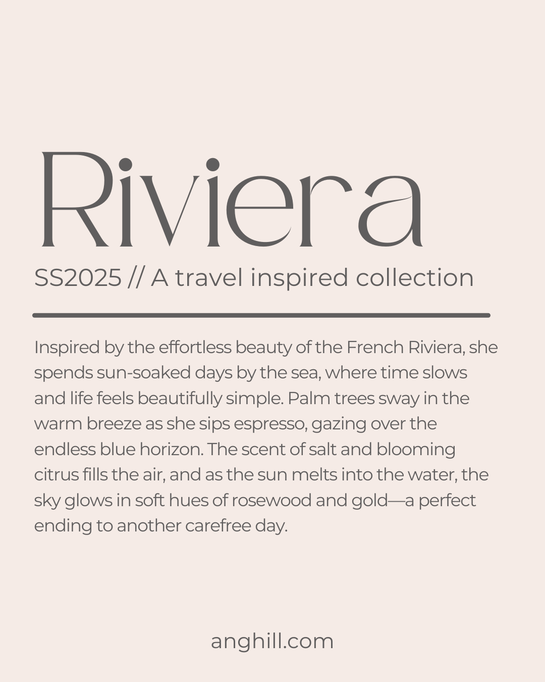 Introducing the Ang Hill Spring Collection – Inspired by the French Riviera & Made in Canada