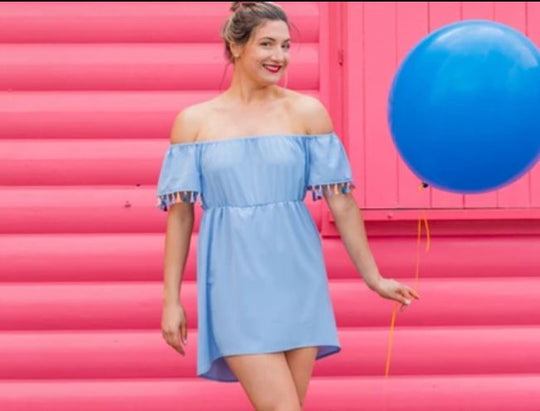 Girl Holding Balloon