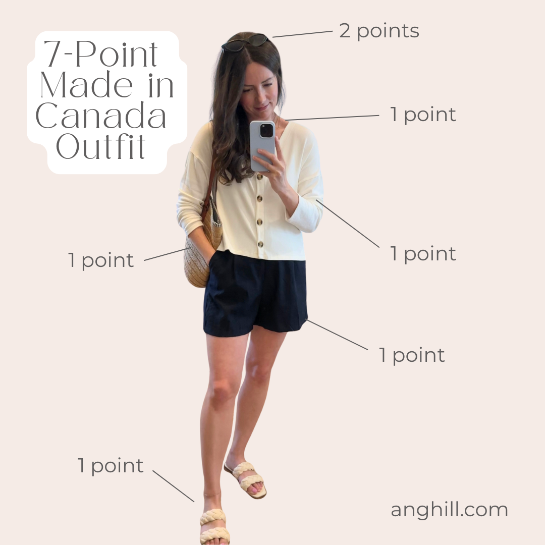 7 point made in canada outfit infographic