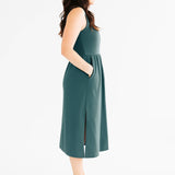 Audrey Cotton Modal Tank Dress in Ocean