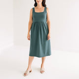 Audrey Cotton Modal Tank Dress in Ocean