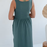 [PRE-ORDER] Audrey Square Neck Cotton Modal Tank Dress