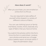 how does colour palette analysis work infographic