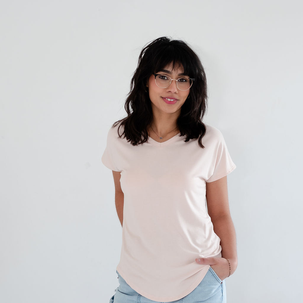 [PRE-ORDER] Bennie Bamboo V-neck T-shirt New Colourways