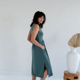 [PRE-ORDER] Audrey Square Neck Cotton Modal Tank Dress