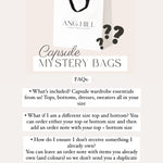 Capsule Mystery Bags Ang Hill FAQs