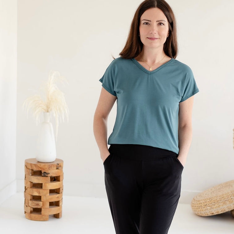 [PRE-ORDER] Bennie Bamboo V-neck T-shirt New Colourways