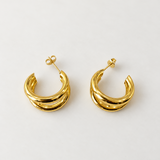 The Isla Layered Hoop Studs