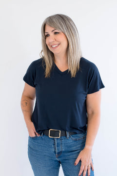 Bennie Bamboo V-neck T-shirt