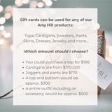 Ang Hill Digitial Gift Card