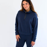 [PRE-ORDER] Sophie 1/2 Zip Bamboo Sweater in Pine, Navy or Mocha