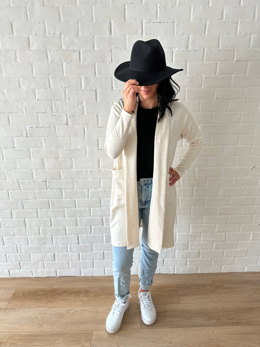 Kerstin Cardigan with Pockets in Ivory
