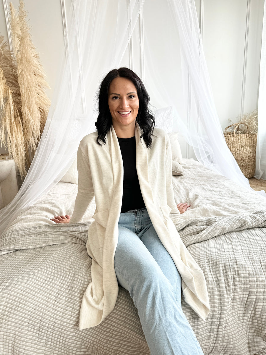 Kerstin Cardigan with Pockets in Ivory