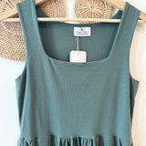 Audrey Cotton Modal Tank Dress in Ocean