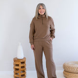 [PRE-ORDER] Dori Women's Bamboo Wideleg Pants in Navy, Pine, Mocha and Black
