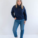 [PRE-ORDER] Sophie 1/2 Zip Bamboo Sweater in Pine, Navy, Mocha or Black