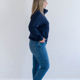 [PRE-ORDER] Sophie 1/2 Zip Bamboo Sweater in Pine, Navy, Mocha or Black