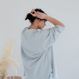 [PRE-ORDER] Maeve Oversized Hemp Organic Cotton Button Down Shirt ~ ships 4-5 weeks