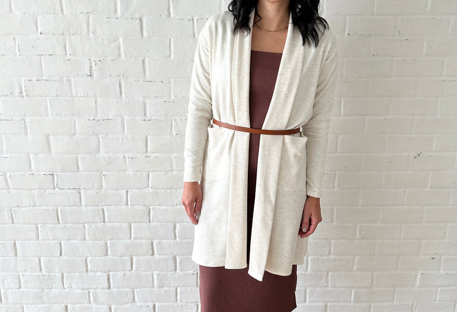 Kerstin Cardigan with Pockets in Ivory