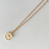 Twisted Baubles Piece Out Necklace Gold Plated