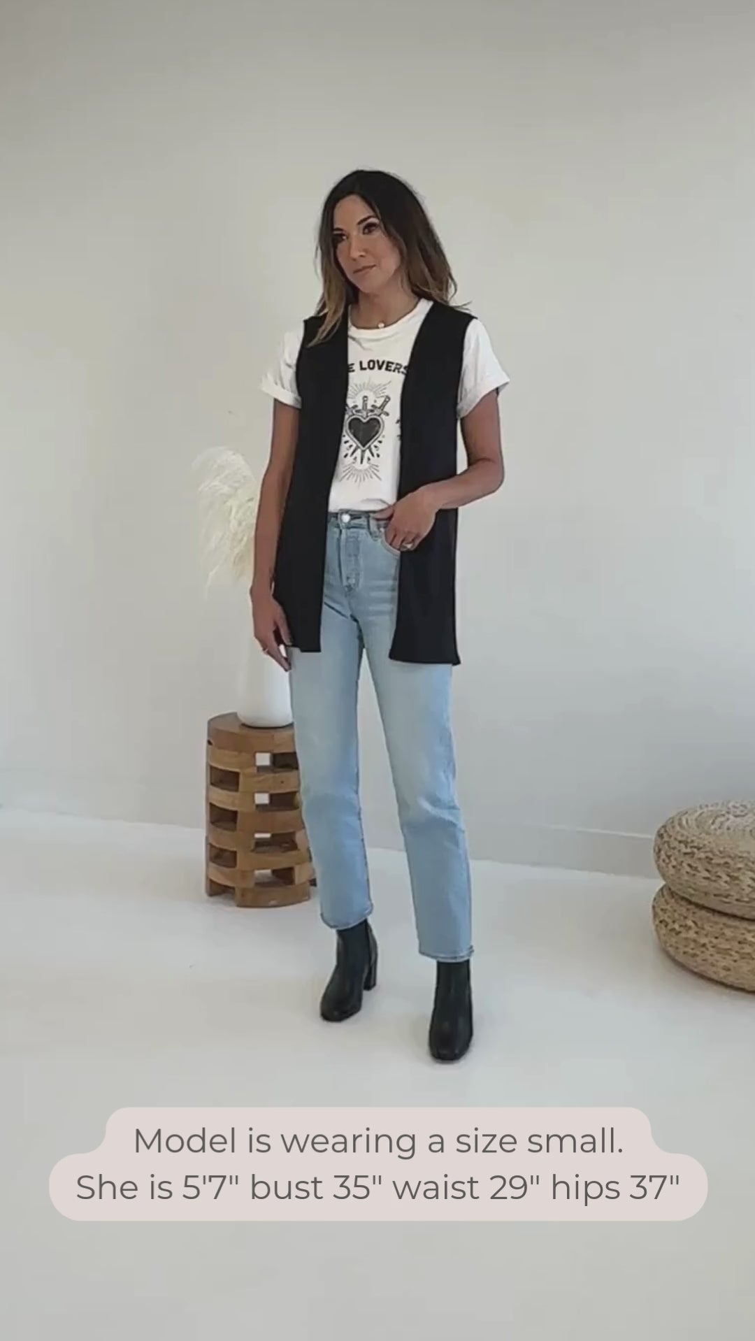 Made in canada black vest video