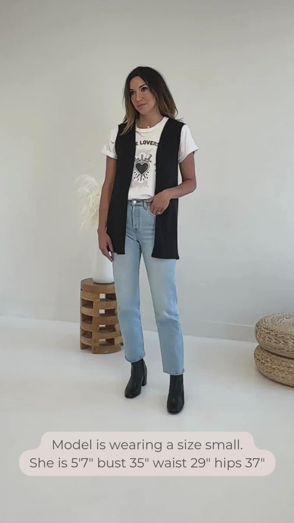 Made in canada black vest video