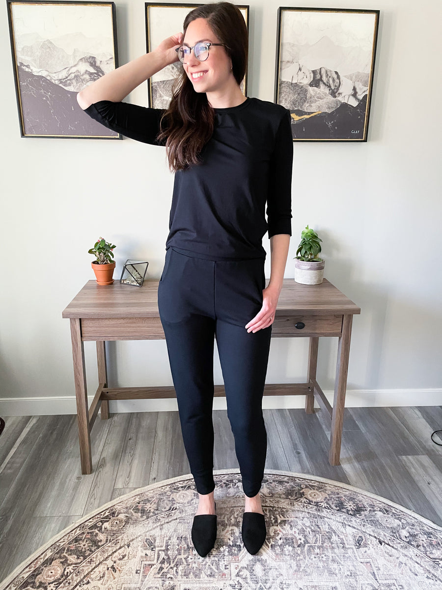 Munro Ladie's Jogger in Black – Ang Hill