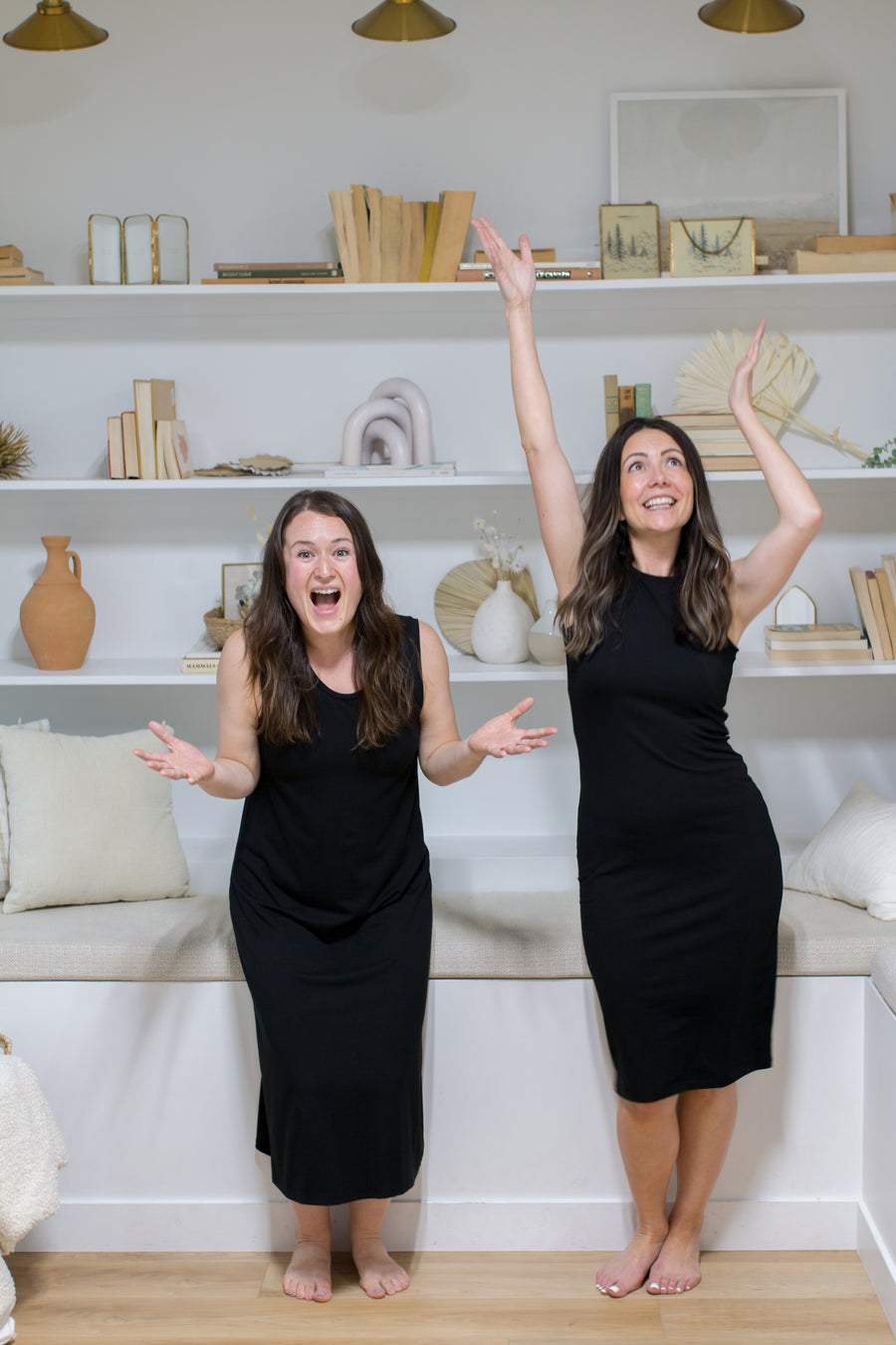 Bev Tank Dress in Black