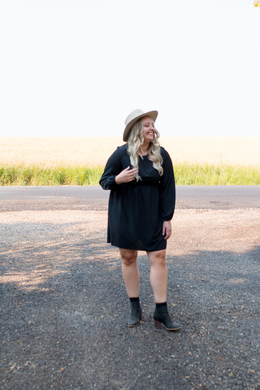 Madison Animal Print Long Sleeved Dress