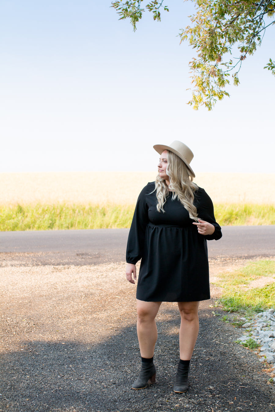 Madison Animal Print Long Sleeved Dress