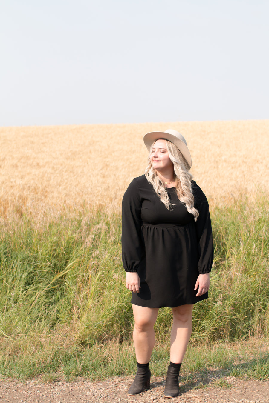 Madison Animal Print Long Sleeved Dress