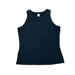 black high neckline tank top