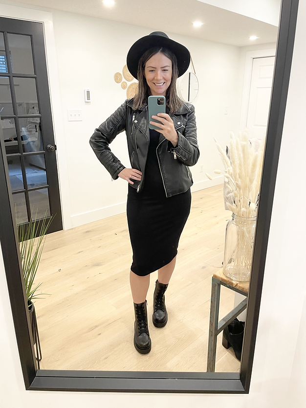 Bev Tank Dress in Black